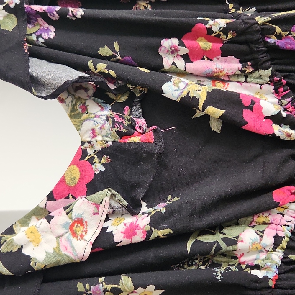 Torrid floral hi-lo dress